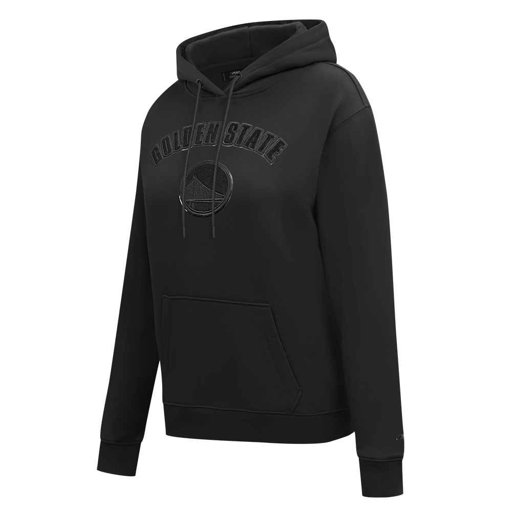 NBA GOLDEN STATE WARRIORS TRIPLE BLACK WOMEN'S PO HOODIE (TRIPLE BLACK)