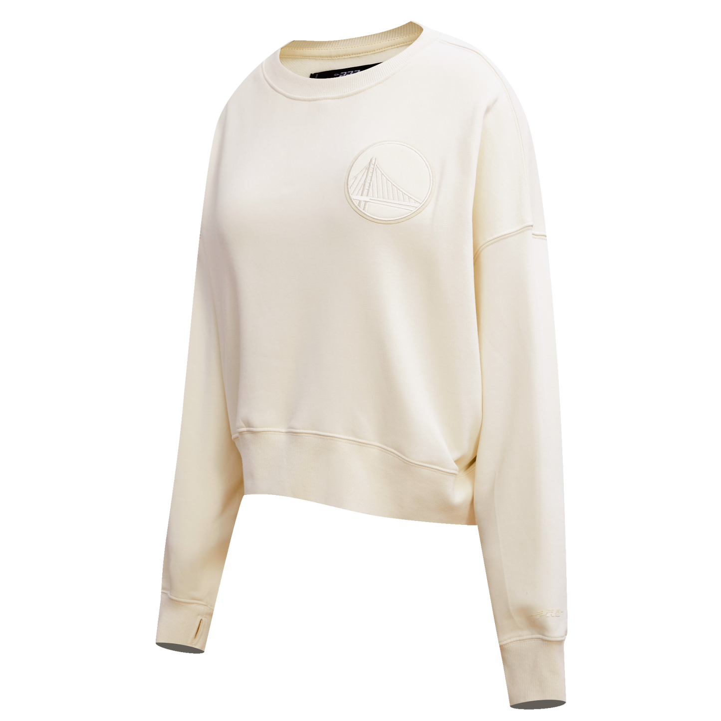 NBA GOLDEN STATE WARRIORS NEUTRAL WOMEN'S CREWNECK (EGGSHELL)