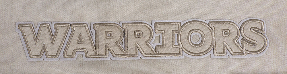 NBA GOLDEN STATE WARRIORS NEUTRAL CHANDAIL À CAPUCHON COURT POUR FEMME (TAUPE)