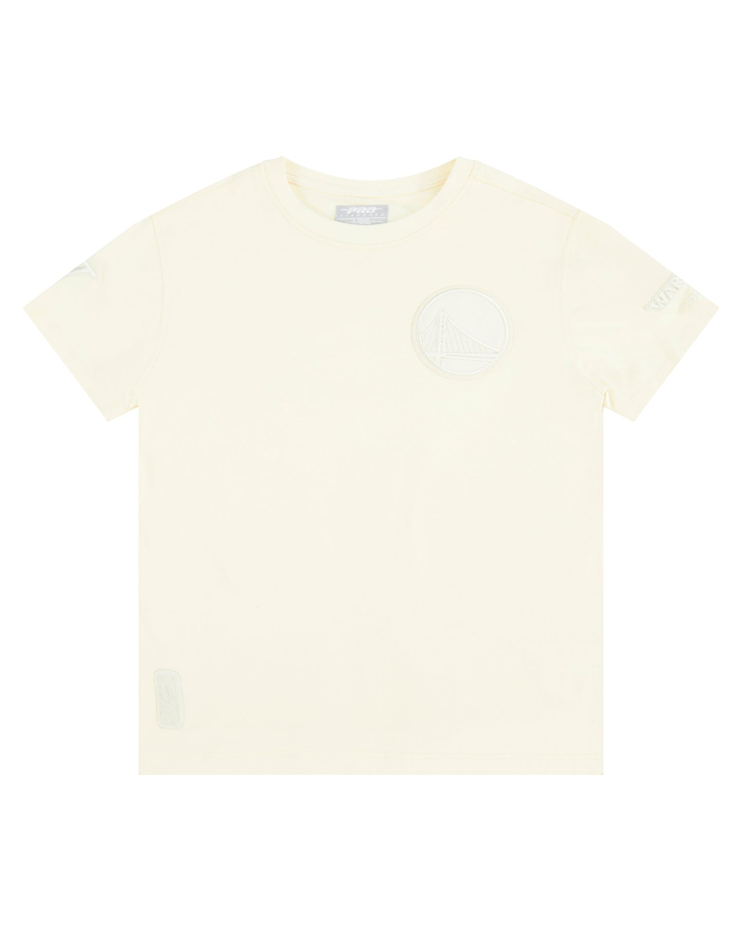 NBA GOLDEN STATE WARRIORS NEUTRAL LITTLE BOYS SHORT SLEEVE TEE (EGGSHELL)