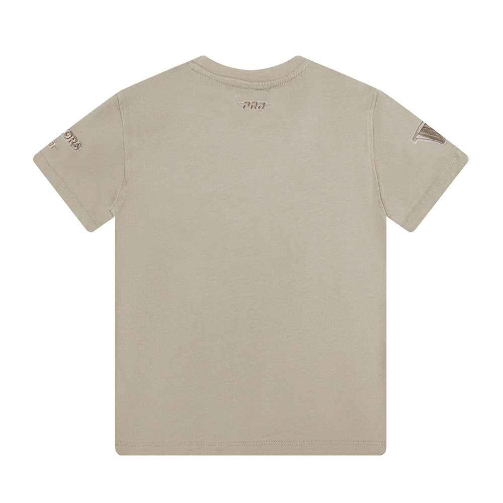 NBA GOLDEN STATE WARRIORS NEUTRAL LITTLE BOYS SHORT SLEEVE TEE (TAUPE)