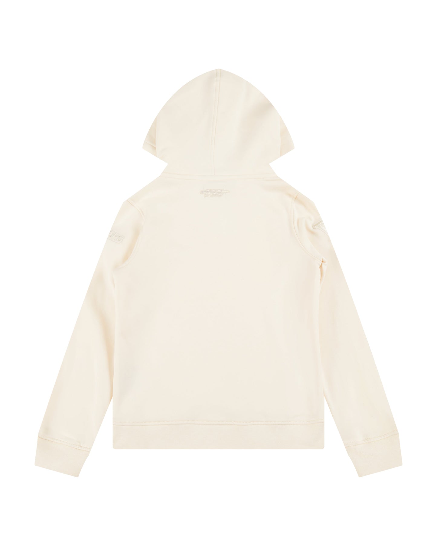 NBA GOLDEN STATE WARRIORS NEUTRAL LITTLE BOYS FLEECE PULLOVER HOODIE (EGGSHELL)