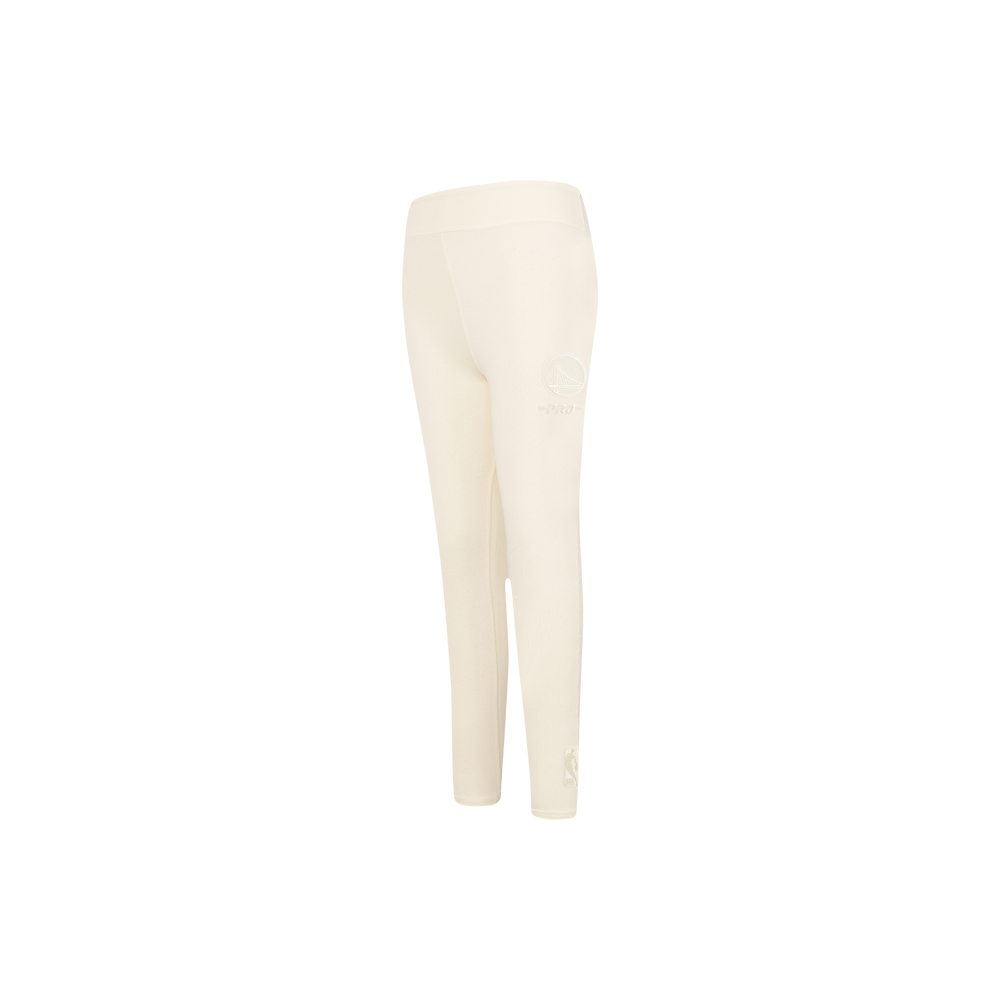 NBA GOLDEN STATE WARRIORS NEUTRAL LITTLE GIRL'S LEGGING (EGGSHELL)