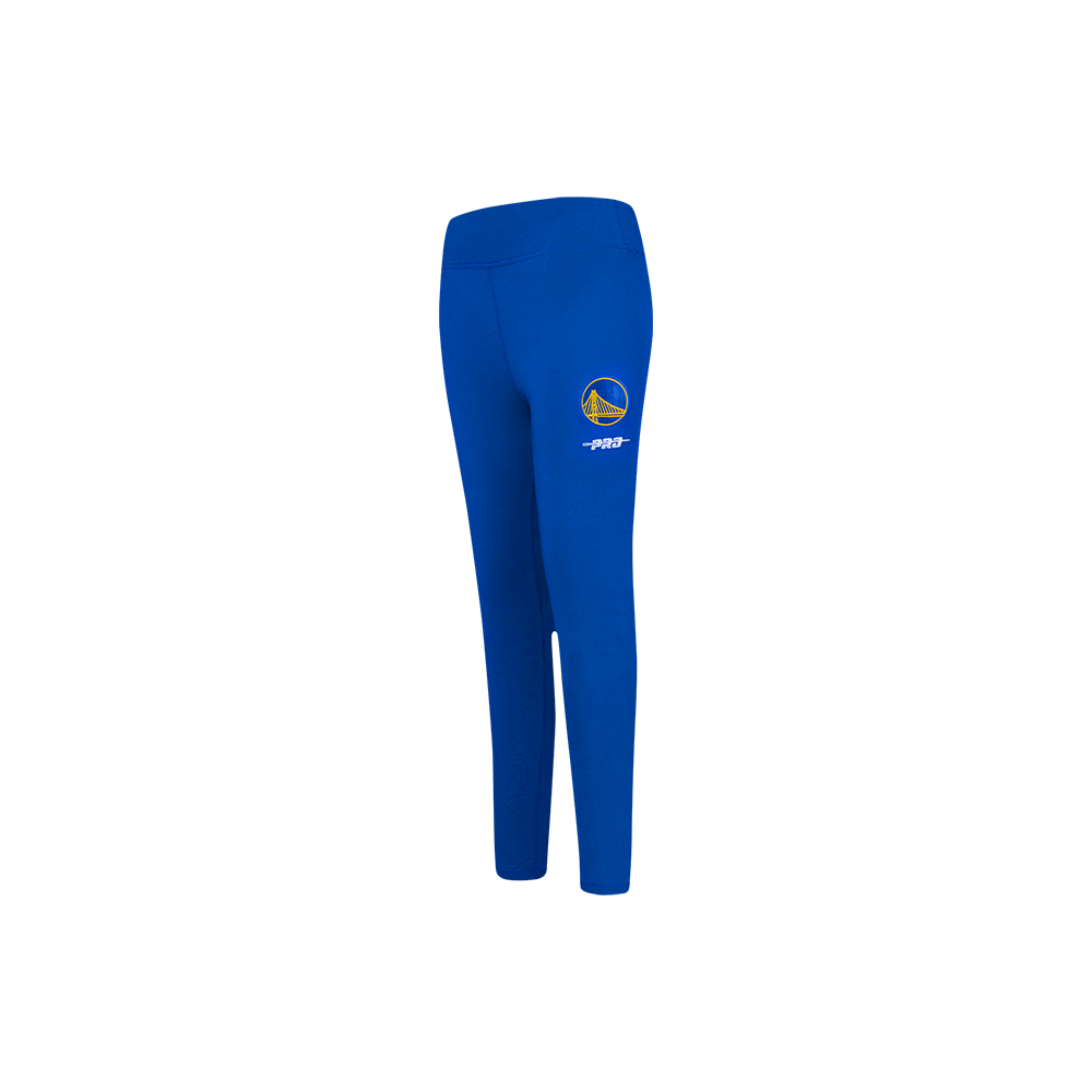NBA GOLDEN STATE WARRIORS RETRO CLASSIC LITTLE GIRL'S LEGGING (ROYAL BLUE)