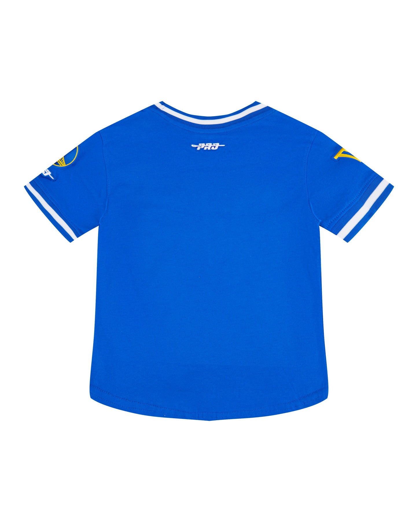 NBA GOLDEN STATE WARRIORS CLASSIC TODDLER BOYS SHORT SLEEVE STRIPED RIB TEE (ROYAL BLUE)