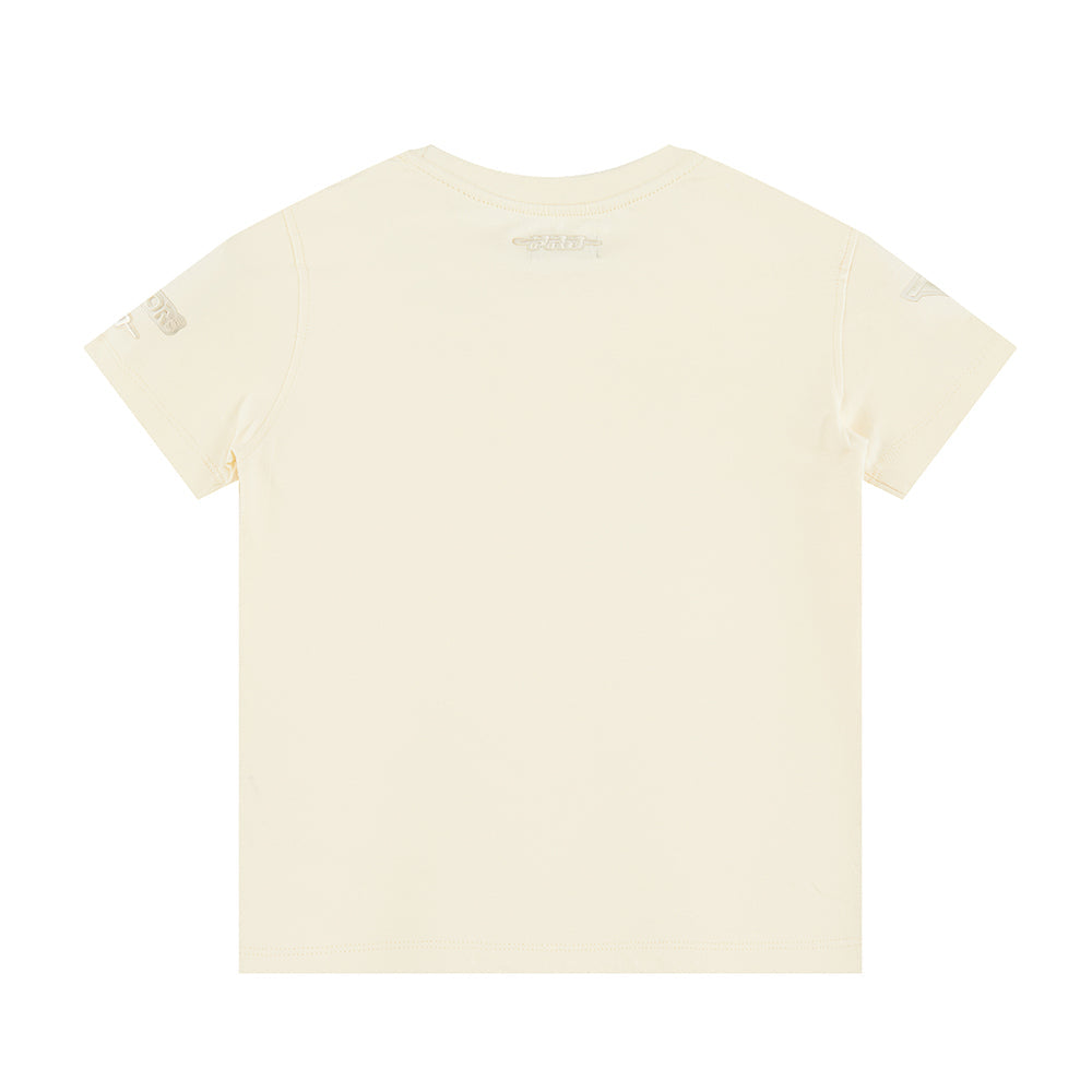 NBA GOLDEN STATE WARRIORS NEUTRAL TODDLER BOYS SHORT SLEEVE TEE (EGGSHELL)