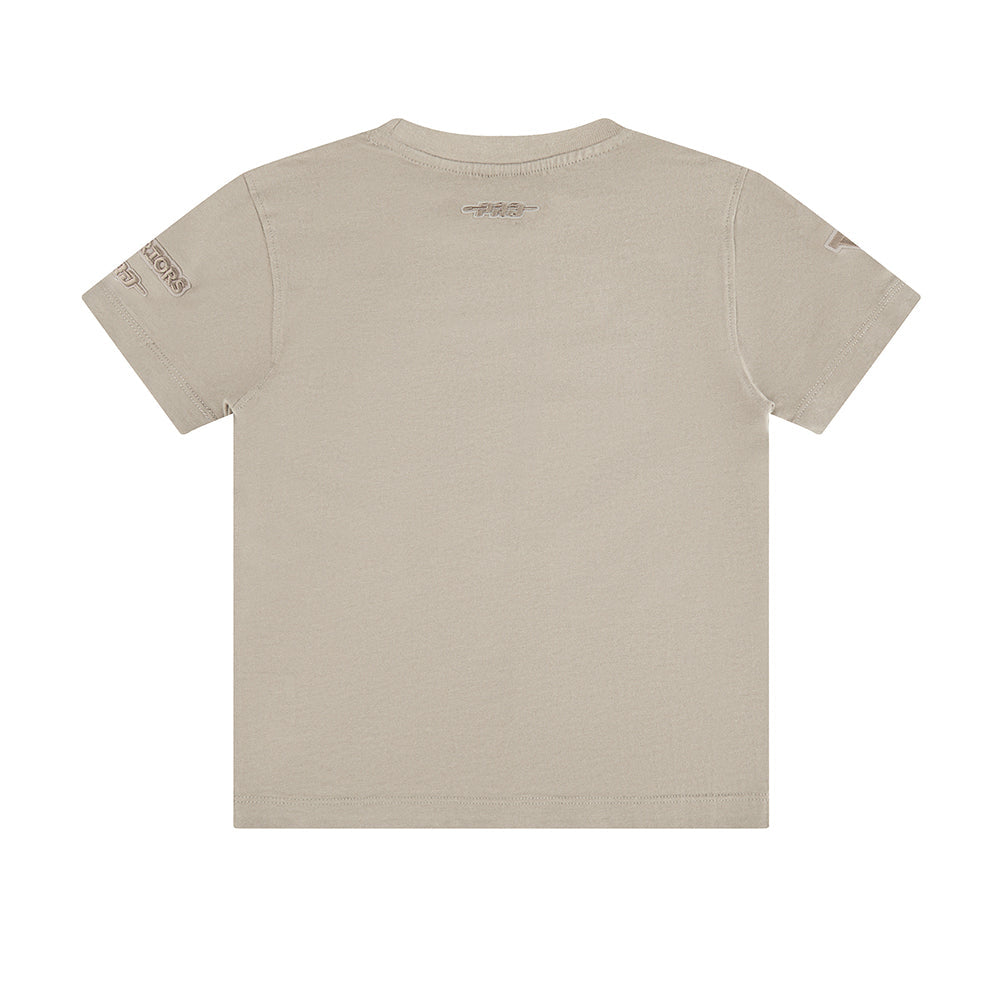 NBA GOLDEN STATE WARRIORS NEUTRAL TODDLER BOYS SHORT SLEEVE TEE (TAUPE)