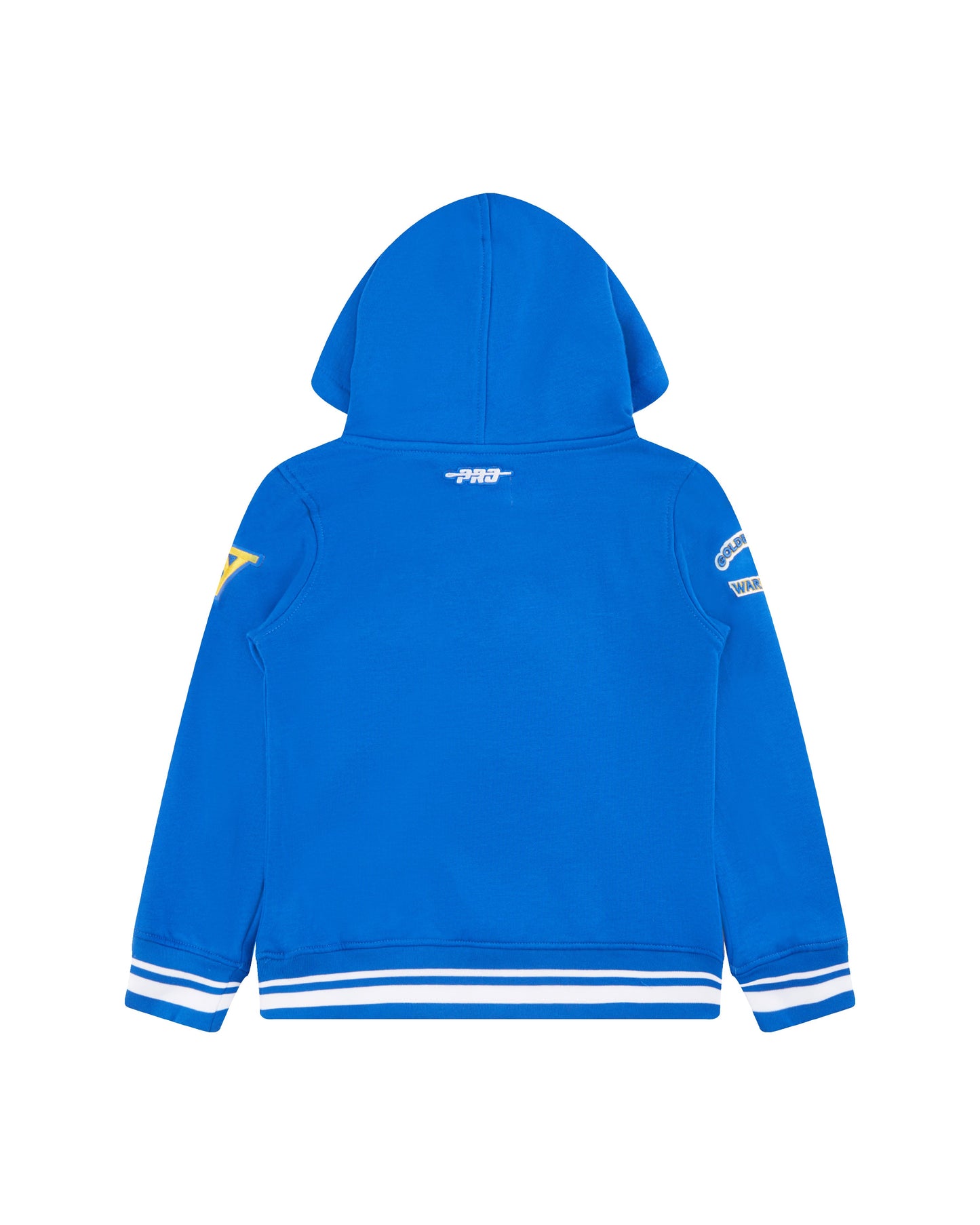 NBA GOLDEN STATE WARRIORS RETRO CLASSIC TODDLER BOYS RIB FLEECE PULLOVER HOODIE (ROYAL BLUE)