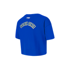 NBA GOLDEN STATE WARRIORS CLASSIC TODDLER GIRL'S SS BOXY TEE (ROYAL BLUE)