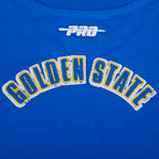 NBA GOLDEN STATE WARRIORS CLASSIC TODDLER GIRL'S SS BOXY TEE (ROYAL BLUE)