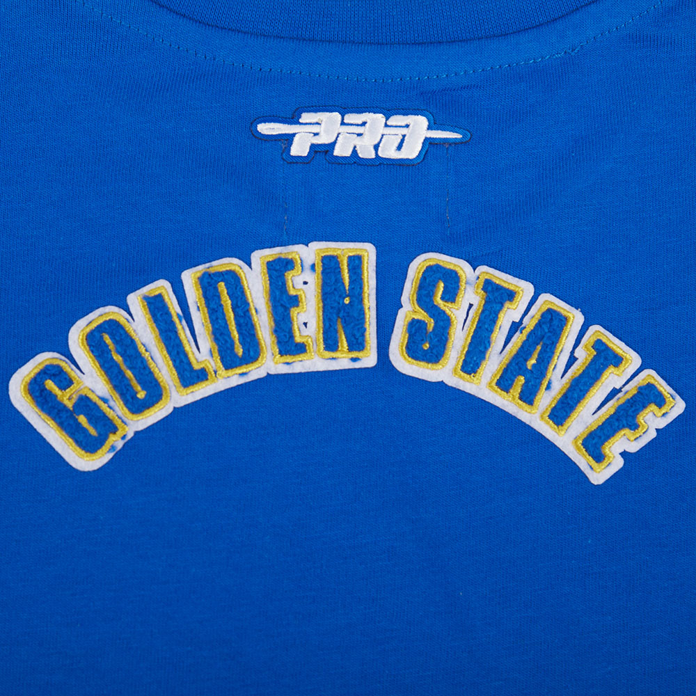 NBA GOLDEN STATE WARRIORS CLASSIC TODDLER GIRL'S SS BOXY TEE (ROYAL BLUE)
