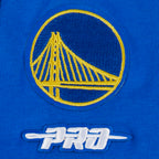 NBA GOLDEN STATE WARRIORS CLASSIC TODDLER GIRL'S SS BOXY TEE (ROYAL BLUE)