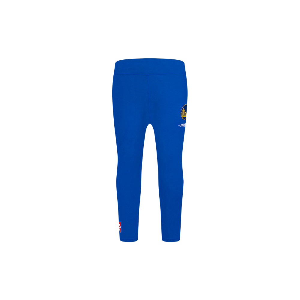 NBA GOLDEN STATE WARRIORS RETRO CLASSIC TODDLER GIRL'S LEGGING (ROYAL BLUE)