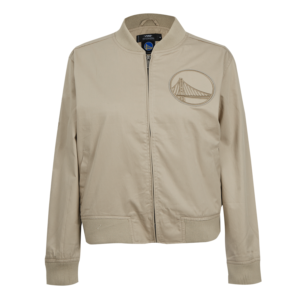 NBA GOLDEN STATE WARRIORS NEUTRAL BLOUSON EN SERGÉ POUR FEMME (TAUPE)