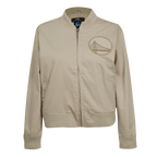 NBA GOLDEN STATE WARRIORS NEUTRAL BLOUSON EN SERGÉ POUR FEMME (TAUPE)