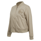 NBA GOLDEN STATE WARRIORS NEUTRAL BLOUSON EN SERGÉ POUR FEMME (TAUPE)