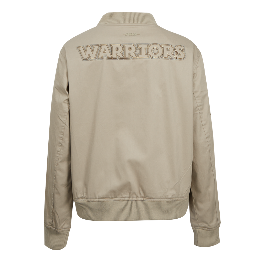 NBA GOLDEN STATE WARRIORS NEUTRAL BLOUSON EN SERGÉ POUR FEMME (TAUPE)