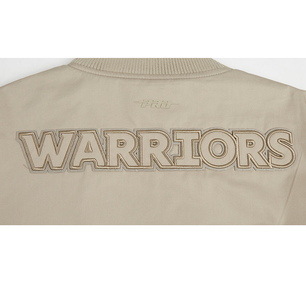 NBA GOLDEN STATE WARRIORS NEUTRAL BLOUSON EN SERGÉ POUR FEMME (TAUPE)