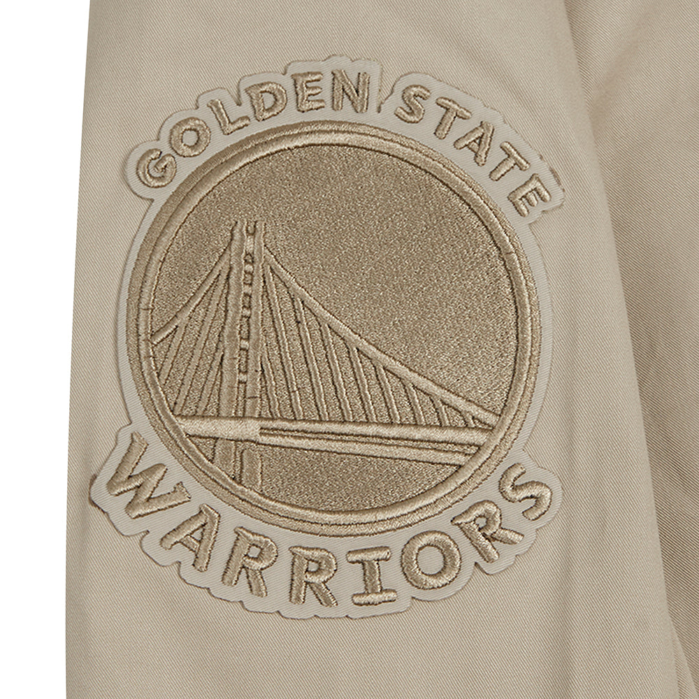 NBA GOLDEN STATE WARRIORS NEUTRAL BLOUSON EN SERGÉ POUR FEMME (TAUPE)
