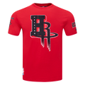 NBA HOUSTON ROCKETS MASHUP MEN'S TEE (RED)