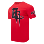 NBA HOUSTON ROCKETS MASHUP MEN'S TEE (RED)