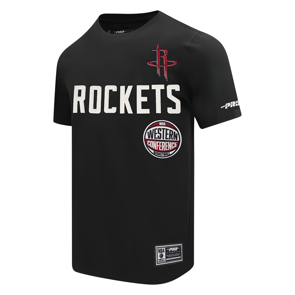 NBA HOUSTON ROCKETS MODERN ORIGINALS MEN'S SJ TEE (BLACK)
