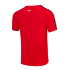 NBA HOUSTON ROCKETS RETRO CLASSIC T-SHIRT À RAYURES POUR HOMME (ROUGE/NOIR)