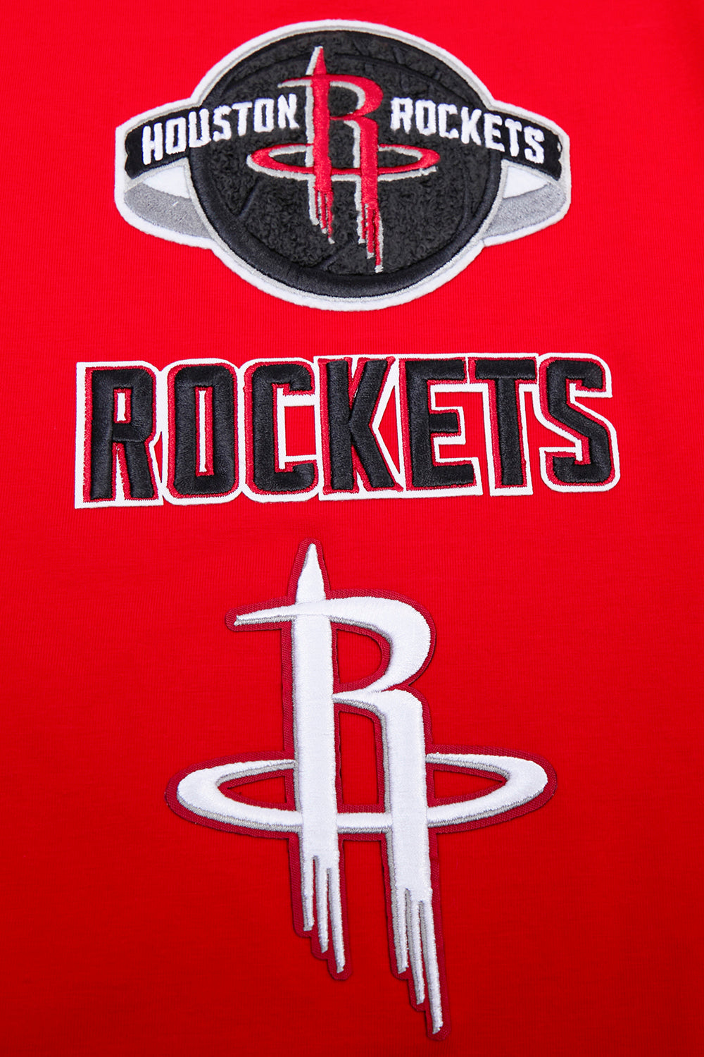 NBA HOUSTON ROCKETS RETRO CLASSIC T-SHIRT À RAYURES POUR HOMME (ROUGE/NOIR)