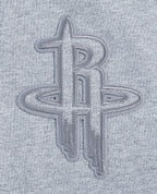NBA HOUSTON ROCKETS NEUTRAL MEN'S DROP SHOULDER TEE (DARK HEATHER GRAY)