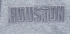 NBA HOUSTON ROCKETS NEUTRAL MEN'S DROP SHOULDER TEE (DARK HEATHER GRAY)