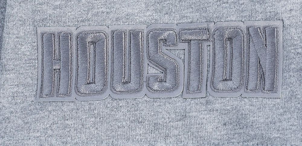NBA HOUSTON ROCKETS NEUTRAL MEN'S DROP SHOULDER TEE (DARK HEATHER GRAY)