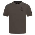 NBA HOUSTON ROCKETS NEUTRAL T-SHIRT À ÉPAULES TOMBANTES POUR HOMME (TAUPE FONCÉ)