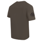 NBA HOUSTON ROCKETS NEUTRAL T-SHIRT À ÉPAULES TOMBANTES POUR HOMME (TAUPE FONCÉ)