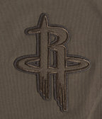 NBA HOUSTON ROCKETS NEUTRAL T-SHIRT À ÉPAULES TOMBANTES POUR HOMME (TAUPE FONCÉ)