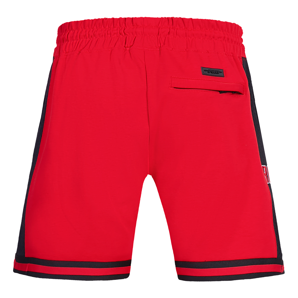 NBA HOUSTON ROCKETS SCRIPT TAIL MEN'S DOUBLE KNIT 2.0 SHORT (RED/BLACK)