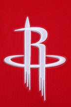NBA HOUSTON ROCKETS SCRIPT TAIL MEN'S DOUBLE KNIT 2.0 SHORT (RED/BLACK)