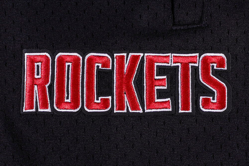 NBA HOUSTON ROCKETS SCRIPT TAIL MEN'S DOUBLE KNIT 2.0 SHORT (RED/BLACK)