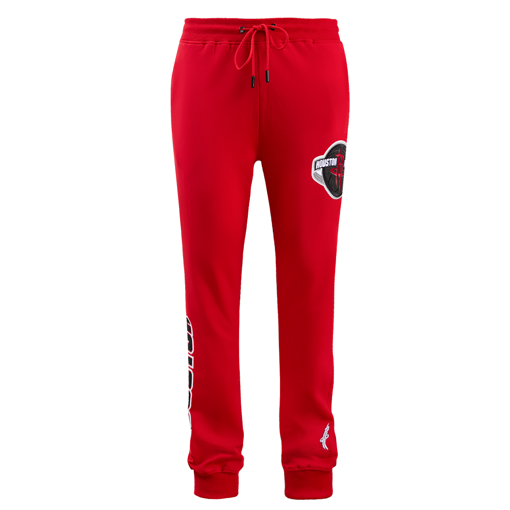 NBA HOUSTON ROCKETS CLASSIC CHENILLE MEN'S JOGGER (RED)