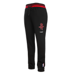 NBA HOUSTON ROCKETS SCRIPT TAIL MEN'S RIB FLEECE SWEATPANT (BLACK/RED/BLACK)