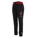 NBA HOUSTON ROCKETS SCRIPT TAIL MEN'S RIB FLEECE SWEATPANT (BLACK/RED/BLACK)