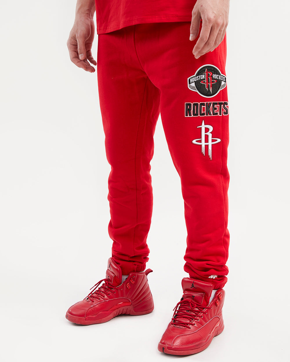 NBA HOUSTON ROCKETS RETRO CLASSIC MEN'S SWEATPANT (RED/BLACK)