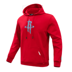 NBA HOUSTON ROCKETS VARSITY BLUES MEN'S PULLOVER HOODIE (RED)