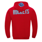 NBA HOUSTON ROCKETS VARSITY BLUES MEN'S PULLOVER HOODIE (RED)