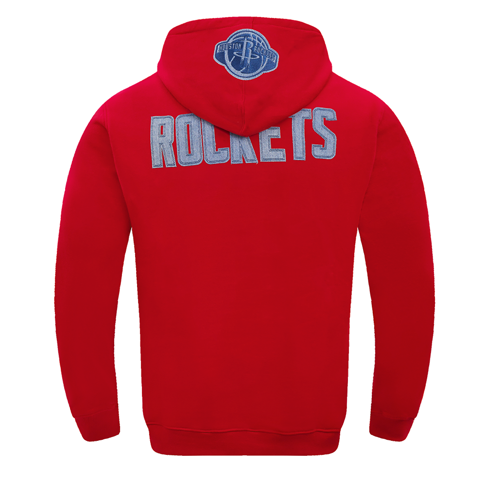 NBA HOUSTON ROCKETS VARSITY BLUES MEN'S PULLOVER HOODIE (RED)