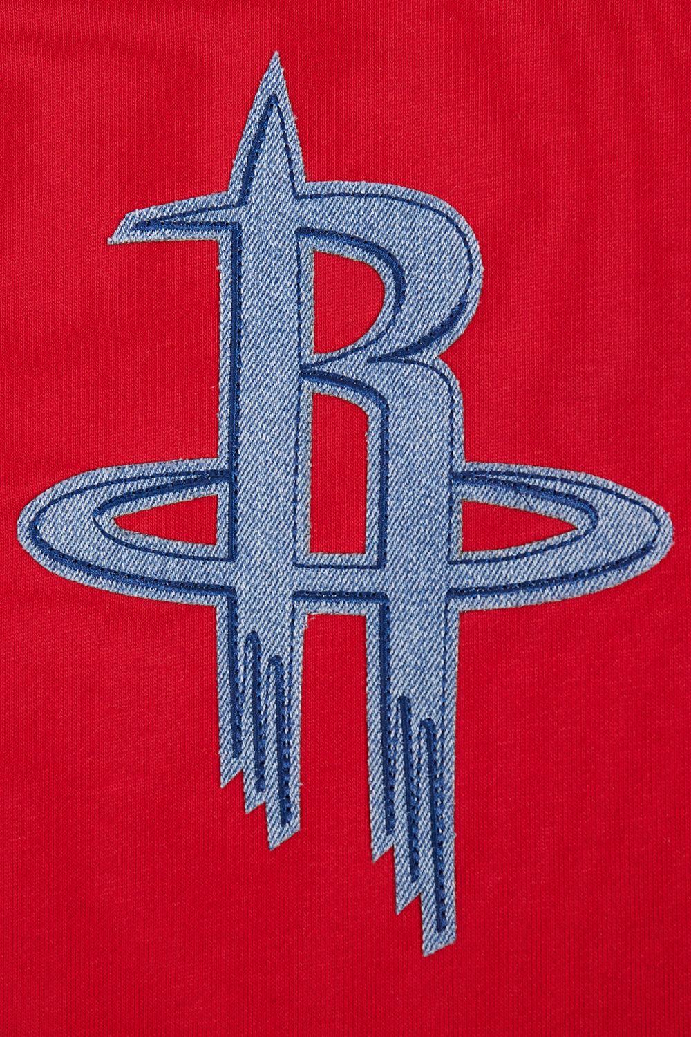 NBA HOUSTON ROCKETS VARSITY BLUES MEN'S PULLOVER HOODIE (RED)