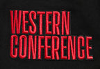 NBA HOUSTON ROCKETS SCRIPT TAIL CHANDAIL À CAPUCHON EN MOLLETON CÔTELÉ POUR HOMME (NOIR/ROUGE/NOIR)