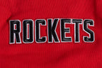 NBA HOUSTON ROCKETS SCRIPT TAIL CHANDAIL À CAPUCHON EN MOLLETON CÔTELÉ POUR HOMME (ROUGE/NOIR)