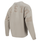 NBA HOUSTON ROCKETS WINGSPAN CHANDAIL À COL ROND EN MOLLETON À ÉPAULES TOMBANTES POUR HOMME (TAUPE)