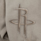 NBA HOUSTON ROCKETS WINGSPAN CHANDAIL À COL ROND EN MOLLETON À ÉPAULES TOMBANTES POUR HOMME (TAUPE)
