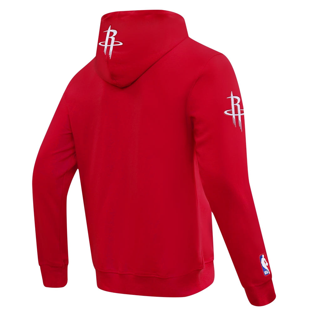 NBA HOUSTON ROCKETS CITY ARCH MEN'S FLC PO HOODIE (RED)